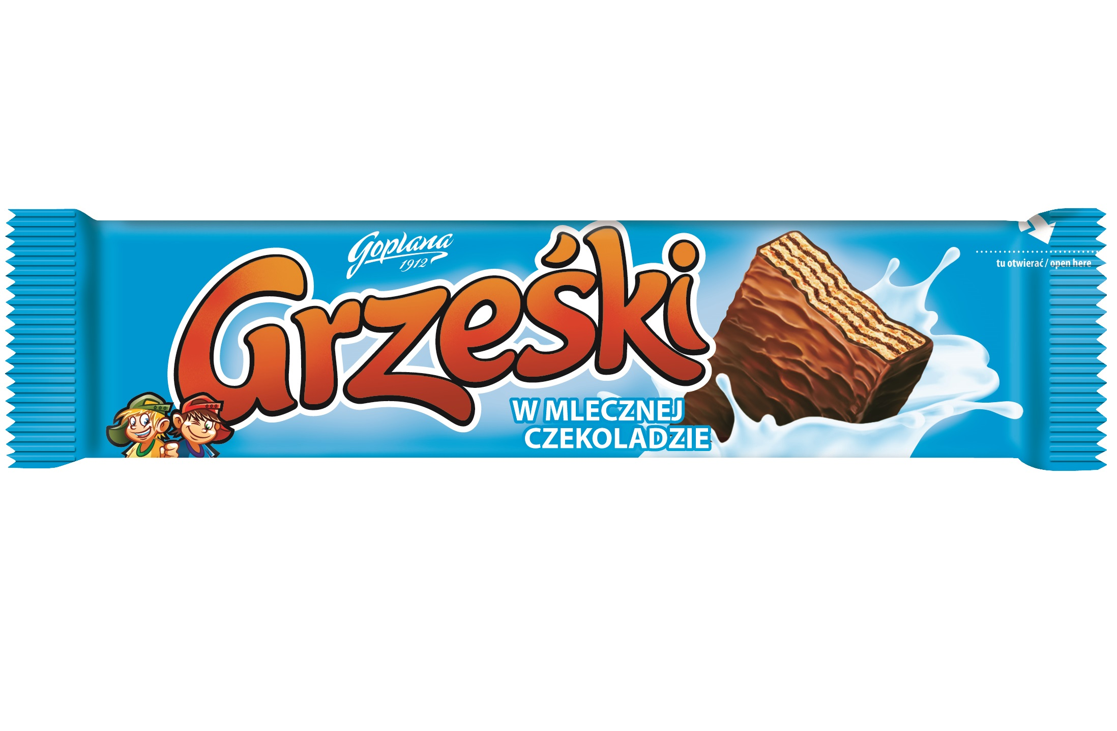Grzeski milk flavor ( milk flavor wafer)
