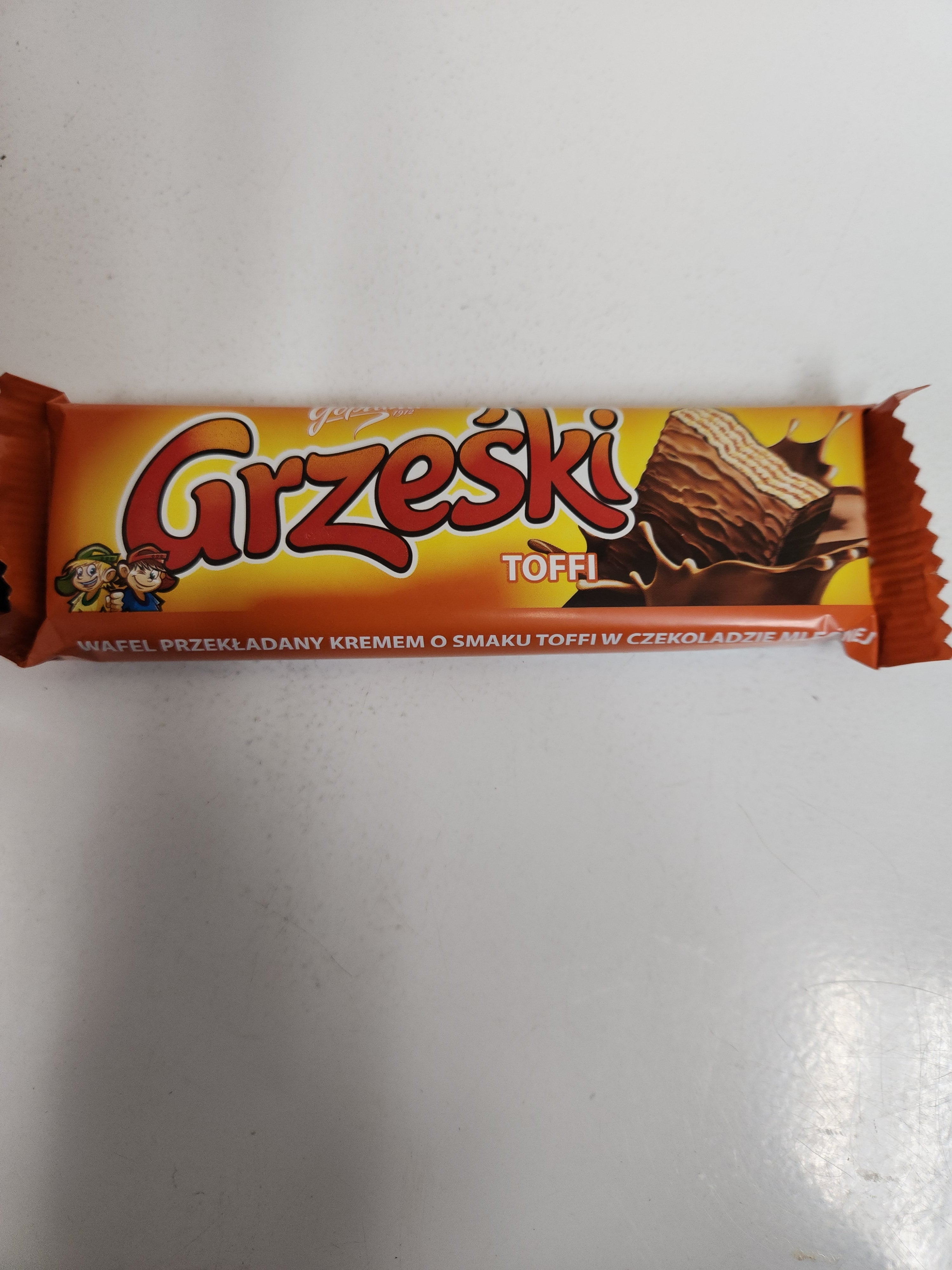 Grzeski toffee flavor ( toffee flavor wafer)