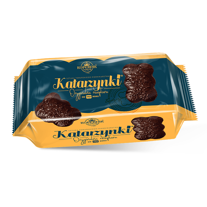 Katarzynki- gingerbread cookies covered in chocolate