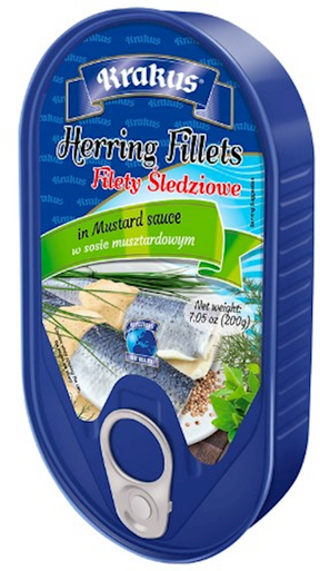 Krakus Herring in Mustard Sauce