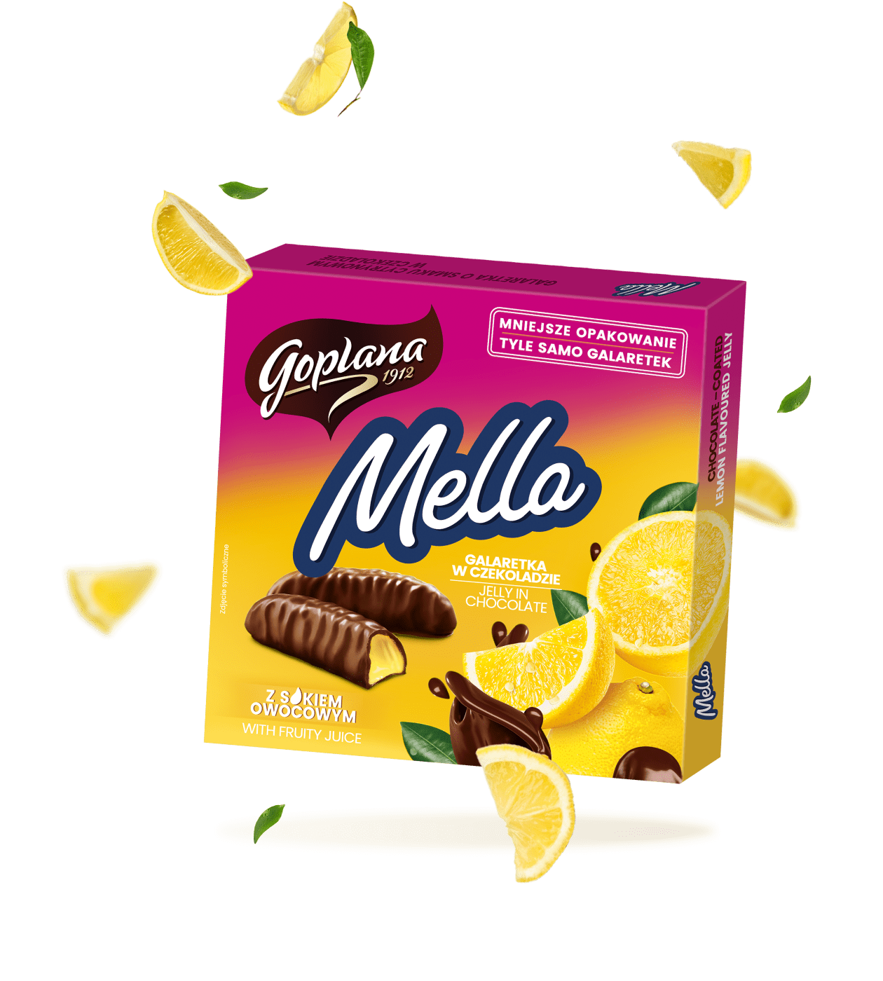 Mella Lemon Jelly in Chocolate