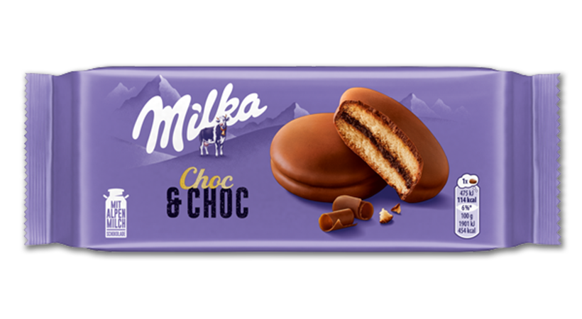 Milka Choc and Choc Cookies