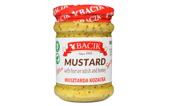 Bacik Mustard with horseradish and honey