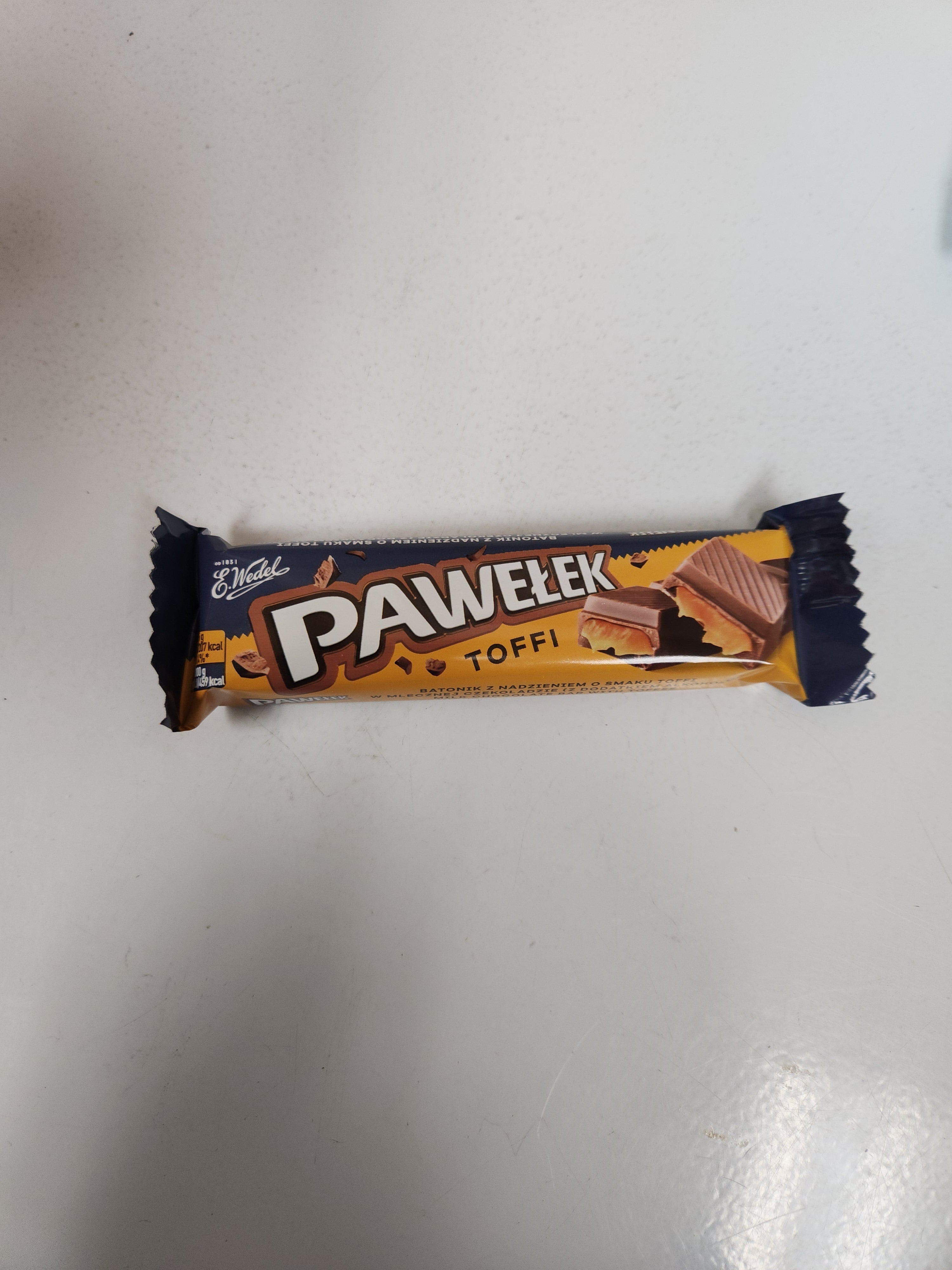 Pawelek Chocolate bar with toffee filling