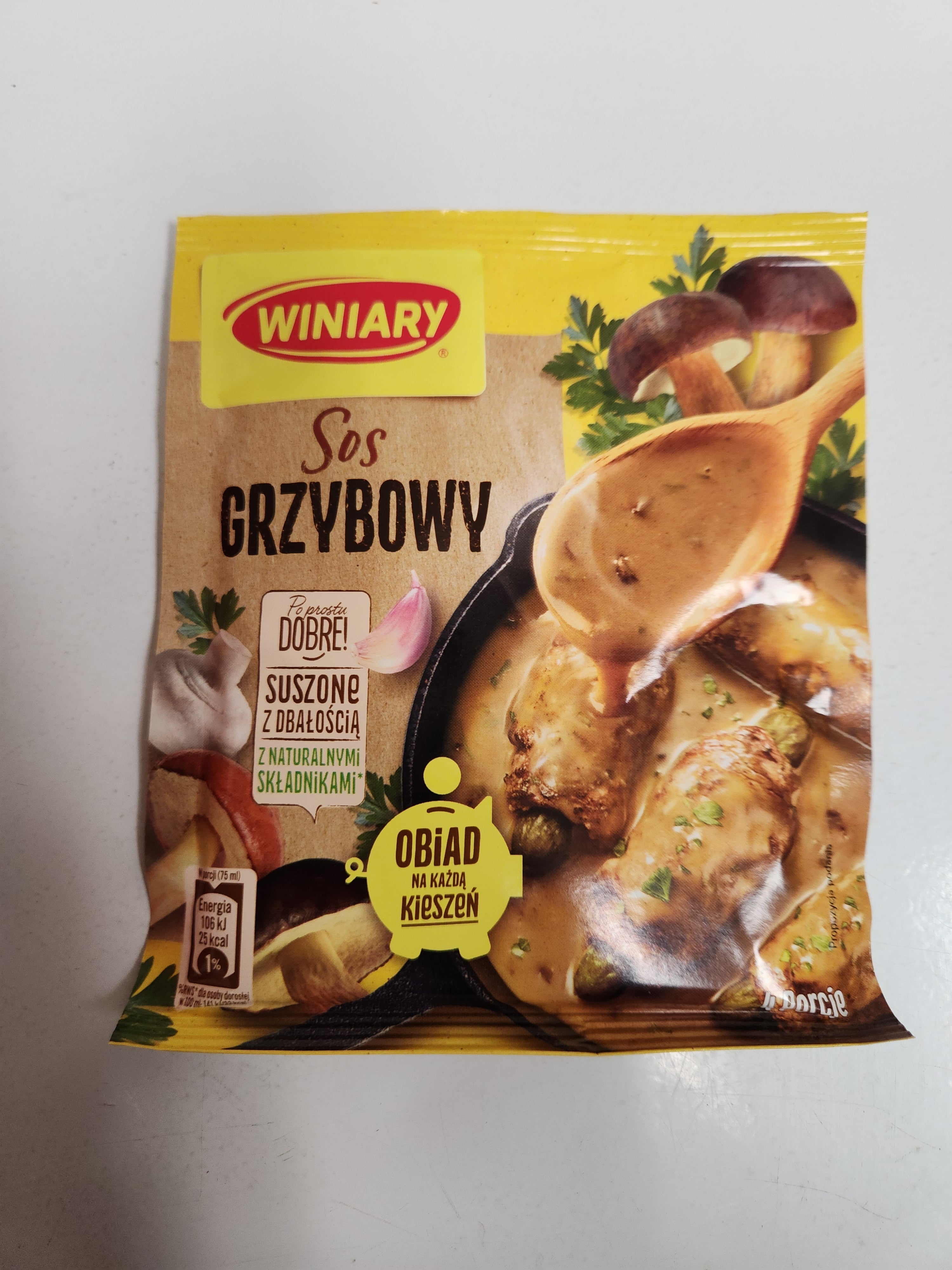 Winiary wild mushroom sauce