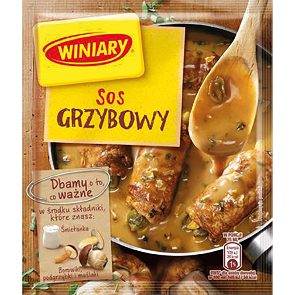 Winiary wild mushroom sauce
